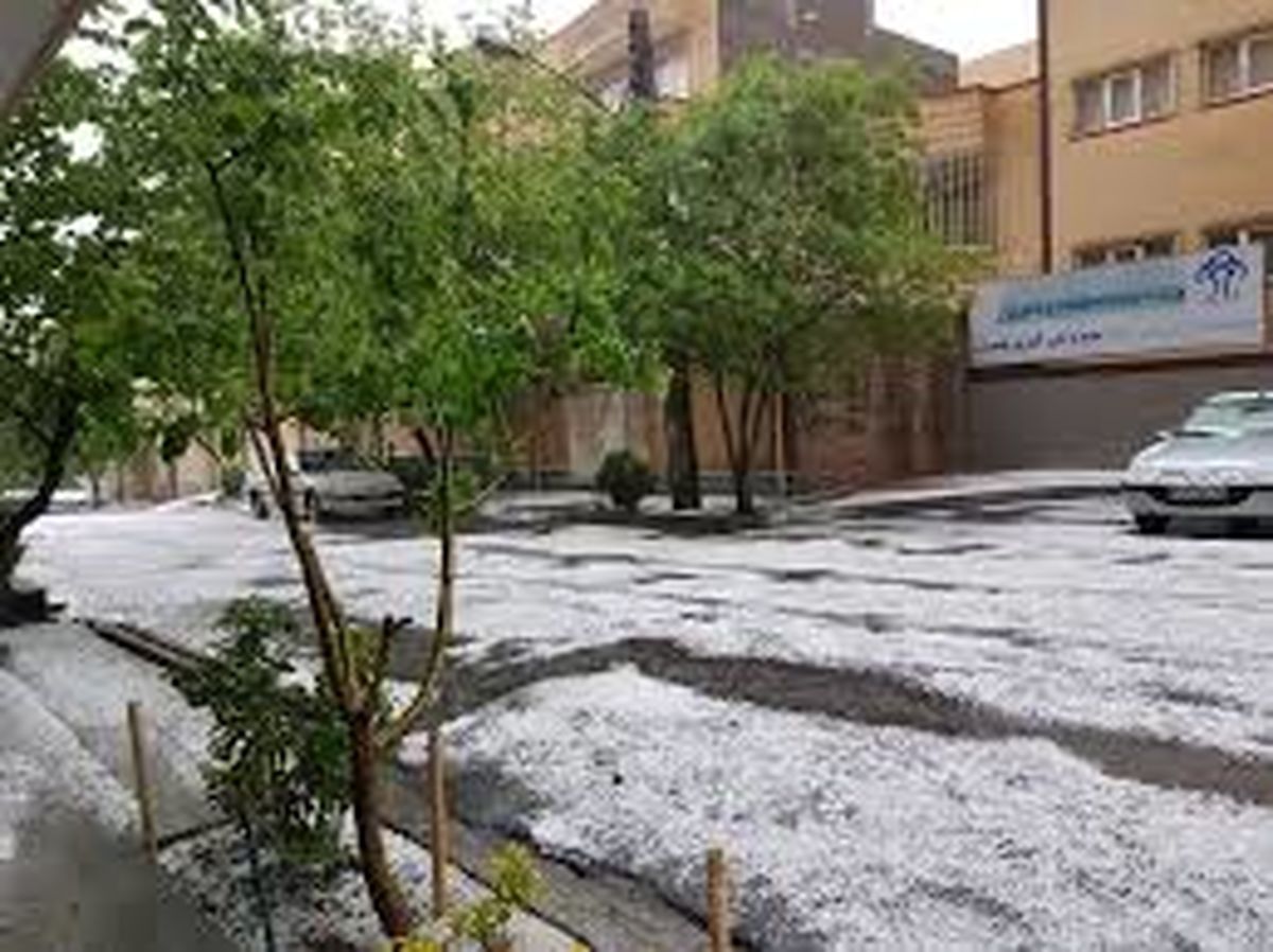   خیابان‌های تبریز سفیدپوش شد! 