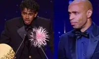 شوخی زشت آنری با یامال در مراسم توپ طلا!