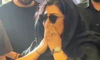 بی‌قراری باران کوثری در مراسم یادبود مریم همتیان