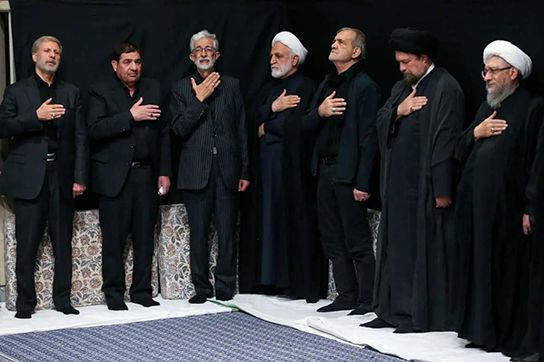 اولین شب عزاداری محرم در حسینیه امام خمینی(ره)