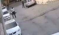 لحظه شهادت دو مامور نیروی انتظامی توسط قاتل مسلح