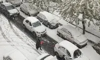 برف بهاری این نقطه از ایران را سفیدپوش کرد