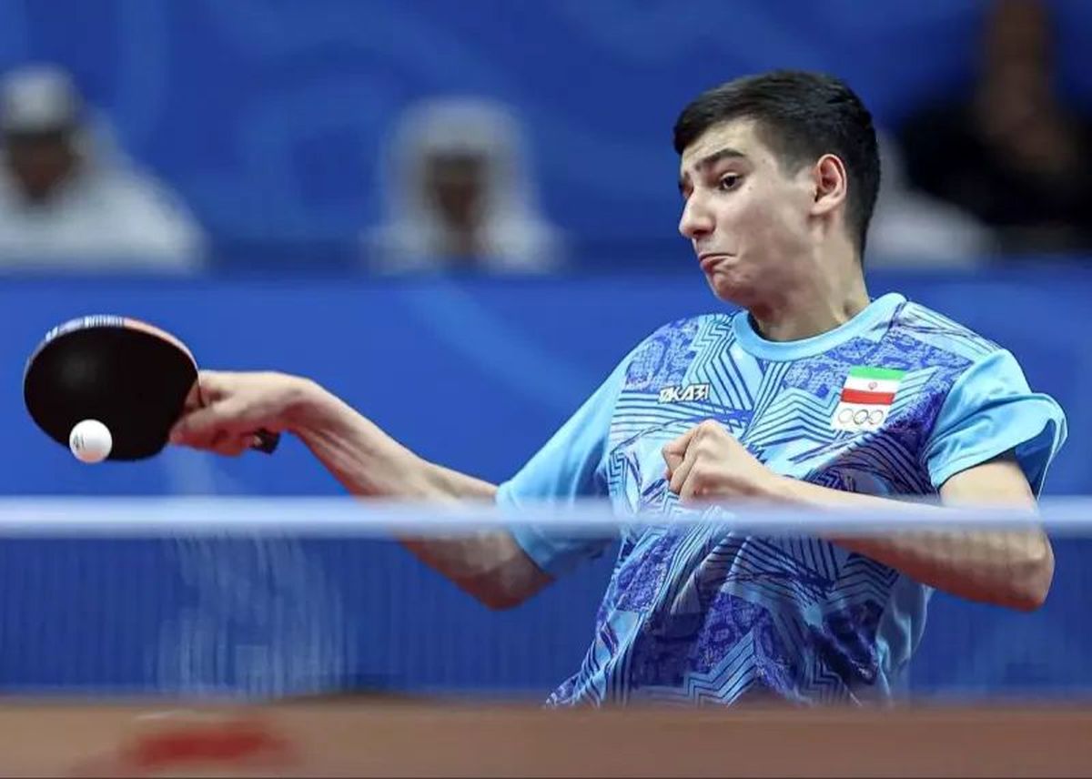 نابغه تنیس روی میز ایران تاریخساز شد