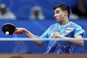 نابغه تنیس روی میز ایران تاریخ‌ساز شد