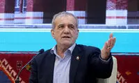 پزشکیان: غلط کردند که عکس رئیسی را حذف کردند