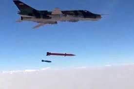 لحظه انفجار و سقوط یک جنگنده در جنگ روسیه 