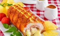 طرز تهیه چیکن کوردن بلو سوخاری لذیذ و ساده با فر و بدون فر