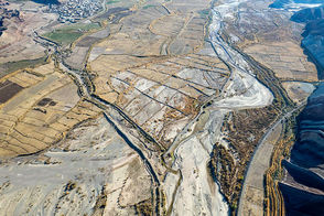 پاییز خشک در طولانی ترین رودخانه شمال غرب