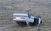 لحظه چپ کردن سمند با سرعت ۲۰۰ کیلومتر 