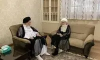 عکسی از دیدار علم‌الهدی با آیت‌الله نوری همدانی 