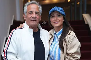 قاب پدر و دختری مجید مظفری و نیکی مظفری در یک شب هنری