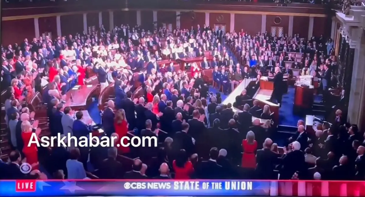 اختلال دموکرات‌ها در سخنرانی ترامپ در کنگره