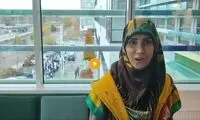ویدیوی حمایتی عطیه خانم از قلب اروپا وایرال شد