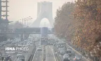 تنفس ۱۸ روز هوای آلوده در تهران طی آذرماه