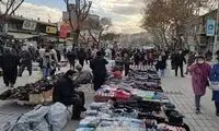عکسی قشنگ از متفاوت‌ترین دستفروش تهران
