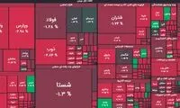 بورس امروز هم قرمز بود