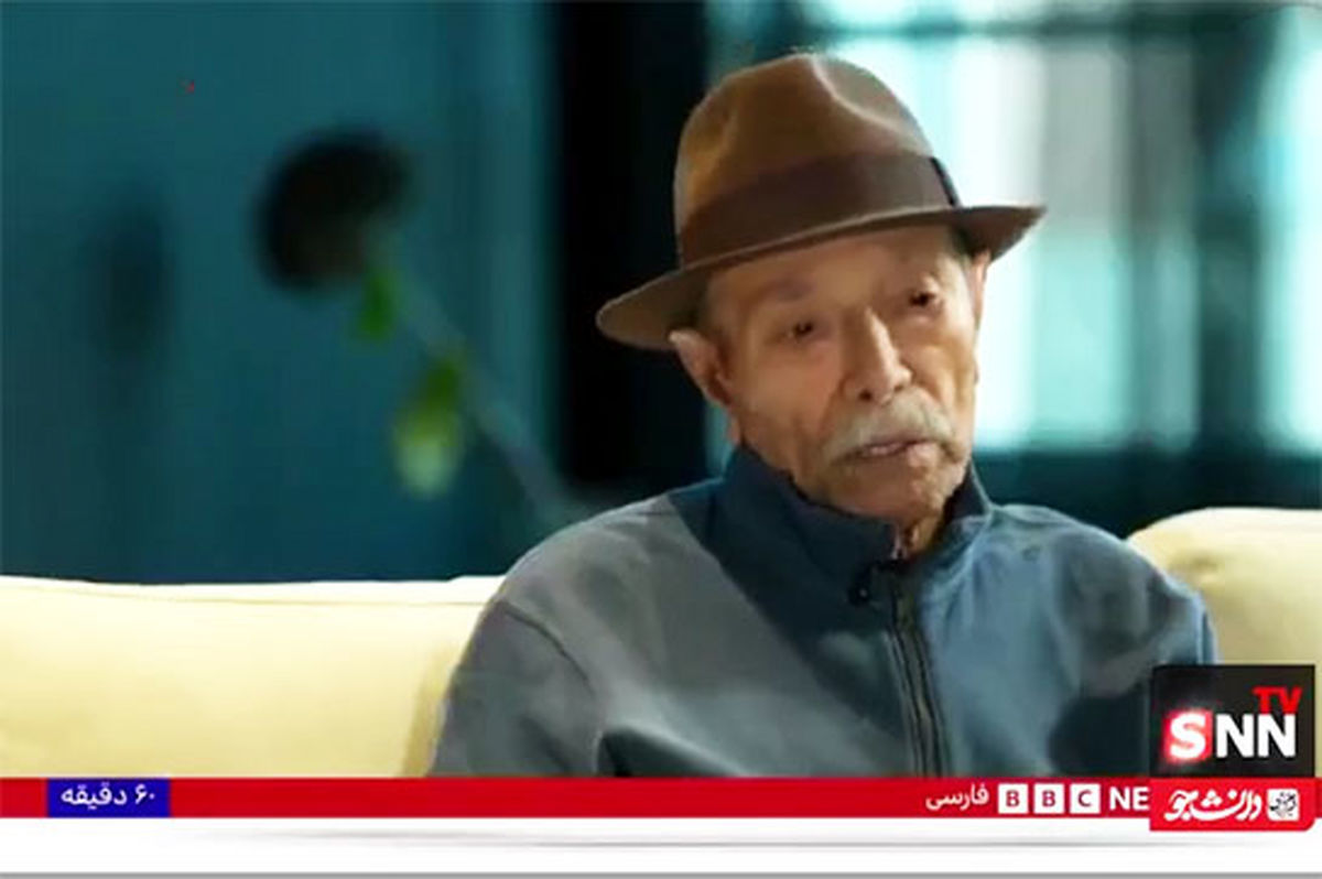 علی نصیریان مقابل دوربین بی‌بی‌سی فارسی نشست