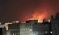  اولین تصاویر از حملات هوایی به صنعا