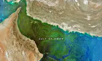 چشم‌انداز متفاوت ناسا از تنگه هرمز و دریای عمان 