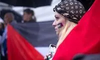 تصاویر وایرال شده از حامیان فلسطین در پاریس 