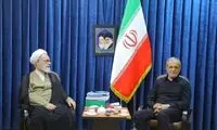 دیدار پزشکیان با مدیر حوزه‌های علمیه کشور
