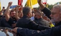 لبنانی‌ها روی سر علی لاریجانی برنج پاشیدند