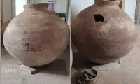 خمره کشف‌شده در ارسنجان به تخت جمشید منتقل شد