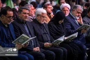 تصاویر برگزاری مراسم چهلم جان‌باختگان دی ماه توسط دولت