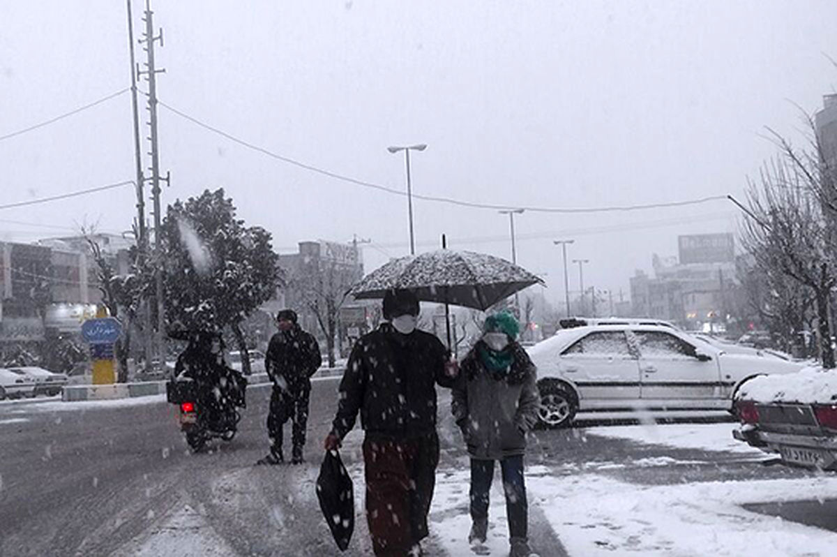 برف و بوران شهر لوازم خانگی ایران را سفیدپوش کرد