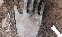 کشف دست مرموز با قدمت 2هزار ساله