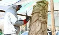 درختان خشکیده خیابان ولی عصر اثر هنری شدند