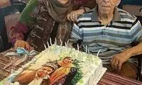 پست غمگین خانم بازیگر در سوگ همسرش