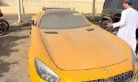 رها کردن ماشین های لوکس و برند وسط بیابان