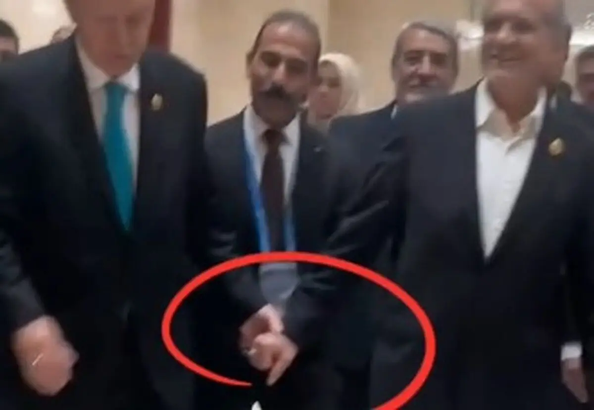 این مدل دست دادن اردوغان و پزشکیان سوژه شد!