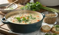 سوپ ماست و گشنیز، نسخه خوشمزه کاهش وزن