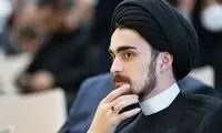 تصاویری از نوه و نتیجه امام خمینی در یک مراسم عزاداری