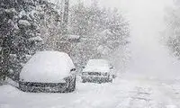 عکس دیدنی یک هموطن با برف سه متری