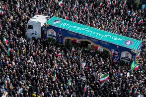 تصاویری از مراسم تشییع «علی لاریجانی» و «غلامرضا سلیمانی»