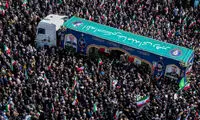 تصاویری از مراسم تشییع «علی لاریجانی» و «غلامرضا سلیمانی»