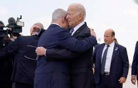 ویدئوی استقبال ویژه نتانیاهو از جو بایدن 