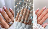 ۲۰ طرح شیک و جذاب ناخن زمستانی با تم برفی 