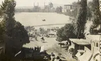 تصویری کمیاب از میدان نقش جهانِ اصفهان 