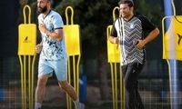 حضور پرابهام روزبه چشمی در تمرین استقلال