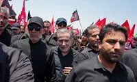 تصاویری تازه از لحظه پرتاب شی به سمت عراقچی