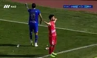 لحظه دیده‌نشده از کمک رامین به عالیشاه در دربی