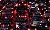 ترافیک سنگین شبانه در جاده‌های مازندران