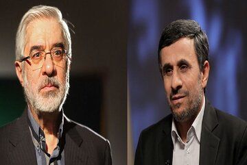 واکنش یکسان احمدی‌نژاد و موسوی به جنگ غزه