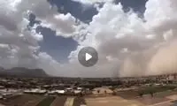 تایم لپس وحشتناک از لحظه وقوع طوفان گردوخاک