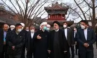 رئیسی با چینی‌ها نماز خواند