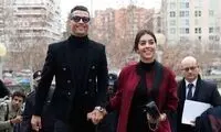 استوری عاشقانه جورجینا برای رونالدو با یک قلب قرمز